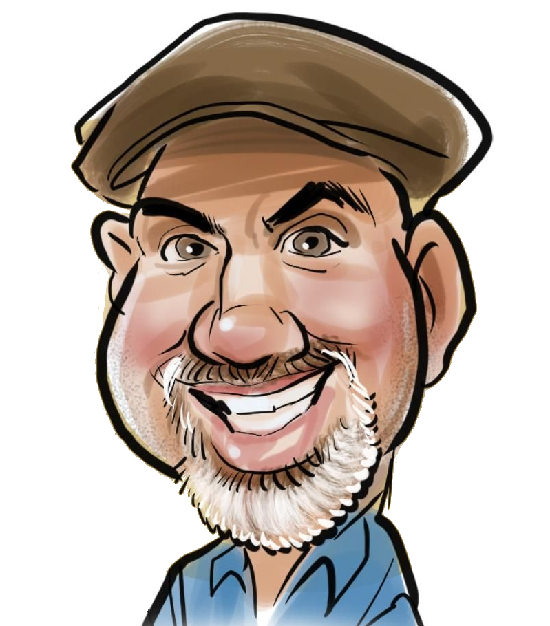 Caricature of Mr. Eric Verdin.